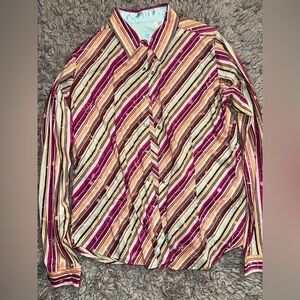 Othr Multicolor Striped Women's Blouse